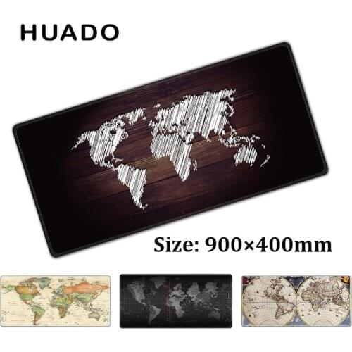 Gaming mouse pad World map mouse mat large mousepad custom mouse pad desk mat for overwatch/cs go/world of warcraft/dota/office