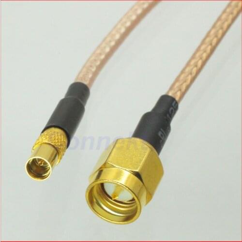 5pcs/lot SMA male to MMCX female straight RG316 cable jumper pigtail 15cm