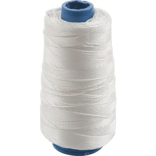 New 400m 80lbs Nylon Twisted Bowstring Thread Fishing String Sewing Cord Kite Line, White