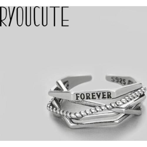 Original Design Popular Letter Finger Ring Simple Rings for Women Wedding Engagement Jewelry Gifts