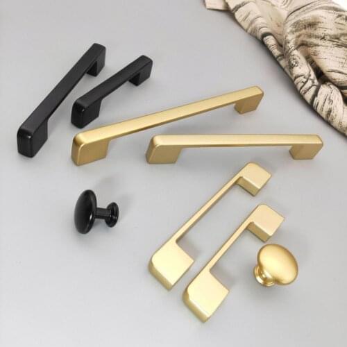 Furniture Cabinet Handle Simple Easy Install Zinc Alloy Drawer Kitchen Handles Drawer Knobs Cabinet Pull Cupboard Handles Knobs
