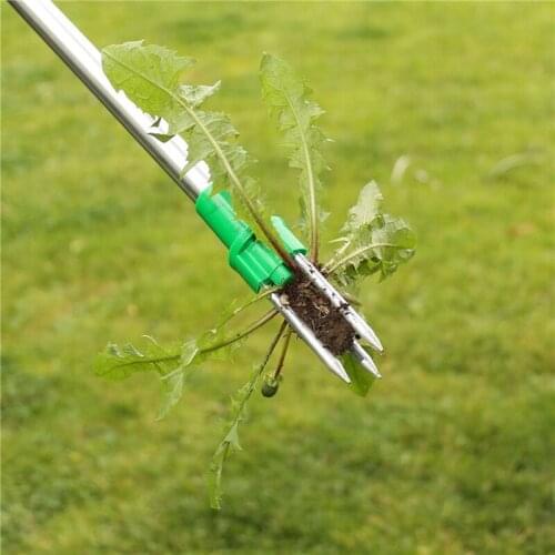 Manual Remover Outdoor Tool Claw Weeder Portable Manual Garden Lawn Long Handled Aluminum Stand Up Weed Puller Lightweight