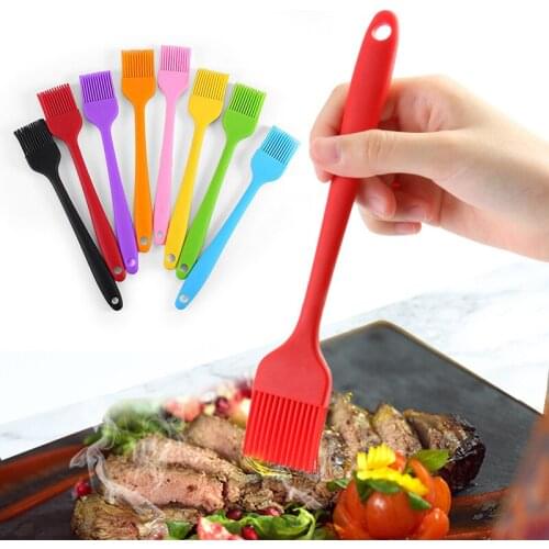 Silicone Baking BBQ Basting Brush Bakeware Pastry Bread Butter Oil Cream Cooking Baking Grill Kitchen Tools for Outdoor Camping