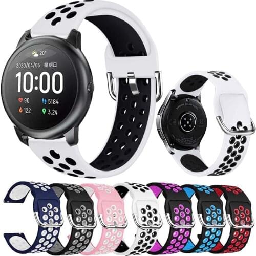 Silicone Watch strap band For Garmin Vivoactive 4/3 Smart Wristbands For Xiaomi Haylou Solar LS05/LS01