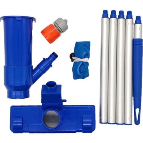 Clean Funds For Swimming Pools Robots Supply Portable Deluxe Jet Pool Vacuum Underwater Cleaner with 5 Section