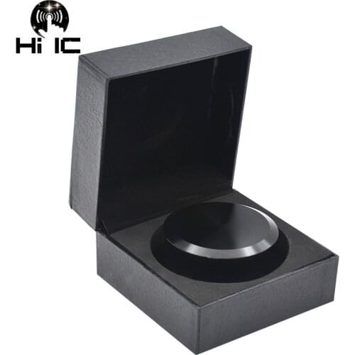 LP Vinyl Turntables Metal Disc Stabilizer Record Weight/Clamp Vinyl Record Turntable Vibration Balanced Matte black aluminum