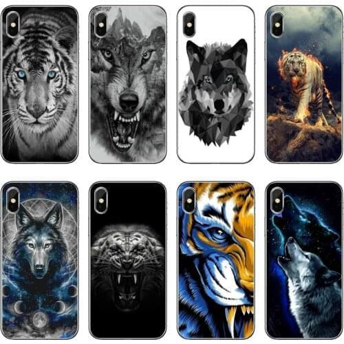 Mobile Phone Case Animal Lion Tiger Wolf Bear For Samsung Galaxy A71 A70 A60 A51 A50 A41 A40 A31 A30 A20E A21S A12 A10 A7 A5 A3