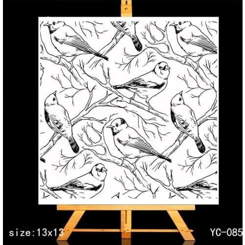 ZhuoAng Dove Clear Stamps/Card Making Holiday decorations For scrapbooking Transparent stamps 13*13cm