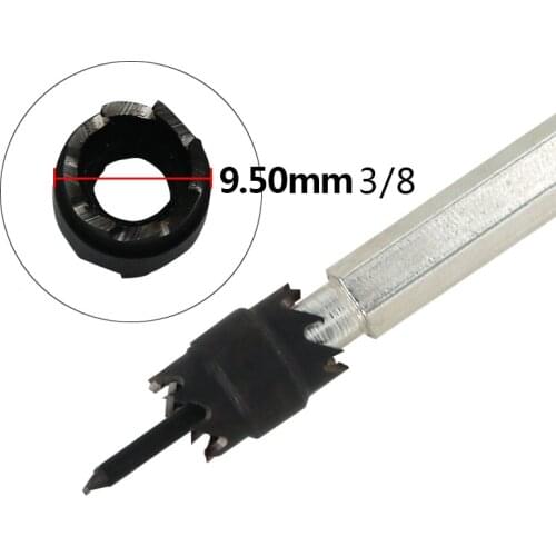 1PC 3/8" (9.5mm) 5/16"(8mm) Hex Shank Double Sided Rotary Spot Weld Cutter Remover Sheetmetal Drill Bit Sawtoot Point Drill HSS