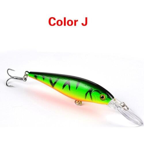 11.5cm 10.5g fishing lures, assorted colors, minnow crank ,Tungsten weight system wobbler model crank bait