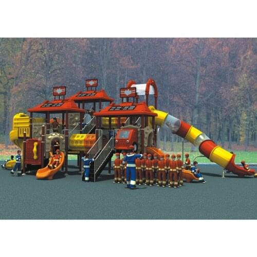 2017 color custom outdoor play structure amusement park outdoor playground for kids YLW-OUT1654