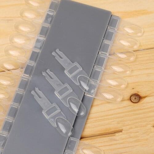 24Pcs Nail Art Tips Palette Practice Sample Round Wheel Acrylic Polish Display Nail Art Tools -35