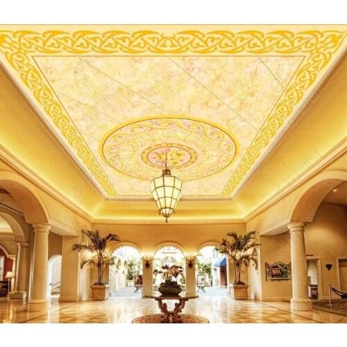 3D Ceiling Photo Wallpaper Patterned carpet Living Room Bedroom Wall papers Home Decor 3D Ceiling Wall Murals