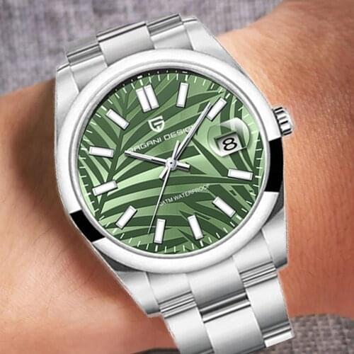 CADISEN 2021 New Automatic Mechanical Mens Watches Luxury Ceramics Bezel Watch Men Fashion Sport Waterproof Diving Pilot Watch