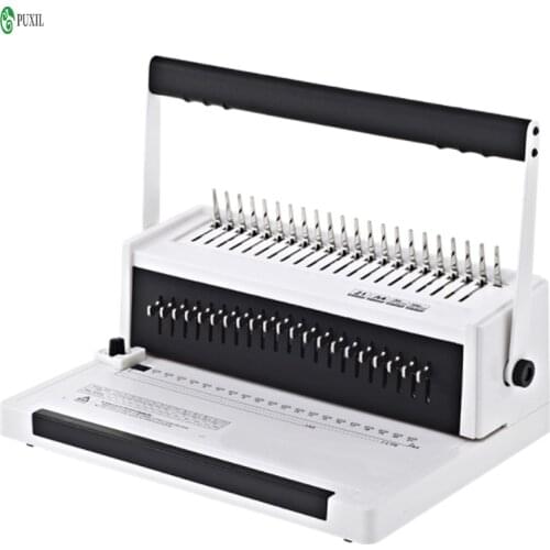 Electric spiral binding machine single spiral snake binding machine text punching machine for contract punching machine