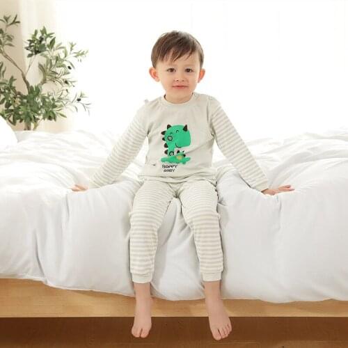 Clothing Sets Pajamas for Boy Girl Clothes Childrens Thermal Underpants Print Infant Long John Kids High Waist Baby Underwear