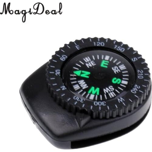 Mini Precision Watch Band Wrist Compass Clip-on Navigation Outdoor Survival Tool for Camping Hiking Hunting