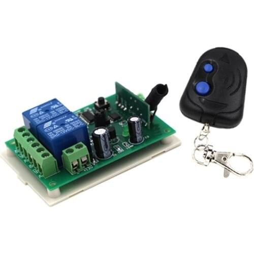 New Arrival for DC 12V 10A 2CH Wireless RF remote control transmitter receiver Switch 3 Working Modes Self-locking SKU: 5078