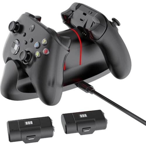 Portable Charger For -Xbox One Handle Charger Charging Station For X-box Series S/X Controller Game Controller Charging