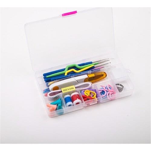 Clearance Sale 57pcs/set 16 Sizes Durable Steel Knitting Tools Craft Set Colorful Crochet Hooks Needles Sewing Hook DIY Tools