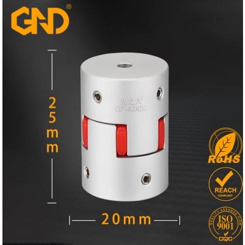 Plum Coupling OD20 L25mm Aluminium Plum Flexible Shaft Coupling Motor Connector Flexible Coupler