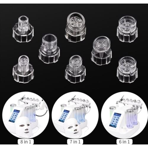 Head Replacement Plastic Tips For 6 in 1/7 in 1/8 in 1 Hydra Facial Water Oxygen Dermabrasion Jet Hydro Peel Beauty Machine