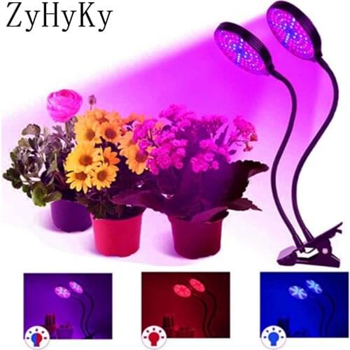 LED Grow Lamp Full Spectrum Fitolampy USB Dimming Plant Grow Light Clip Phyto Lamp Timer For Indoor Vegetable Flower Seedling