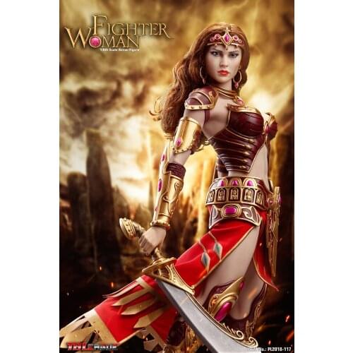 TBLeague PL2018-117 1/6 Scale Fighter Woman Armor Warriors 12inch Collectible Action Figure for Fans Holiday Gift