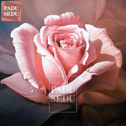 5D Diamand Painting Roses Flower Picture Of Rhinestones Diamond Mosaic Embroidery Rose Flowers Full Set Display Decoration Home