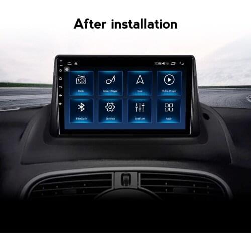 Autoradio RDS IPS Touch Screen Multimedia Car Radio Video Player For Renault Kangoo 2015 2016-2018 Android 10 Navigation GPS DSP