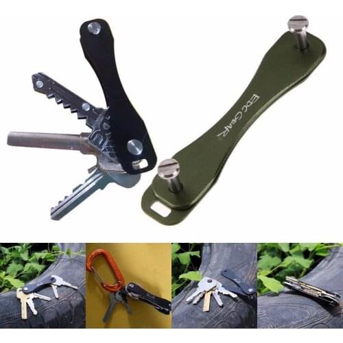 EDC key keychain multi tool clip folder clamp pocket kit bar organizer collector holder gear aluminum smart gadget outdoor camp