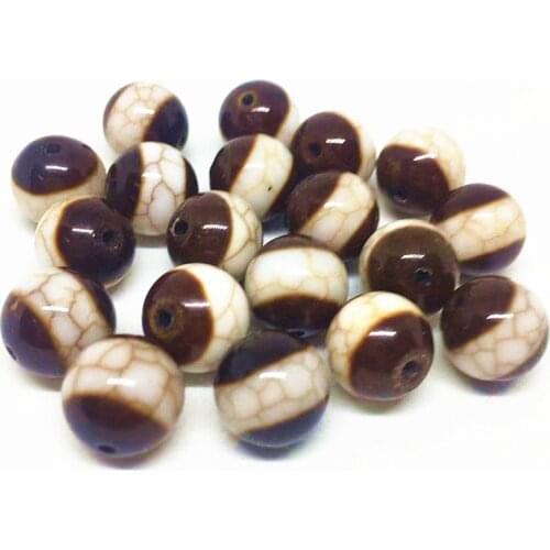 Natural Agate Old First-line 7.3mm/10mm Loosing Beads Amulet Tibetan Dzi Beads for Bracelet DIY Jewelry Making Super Quality