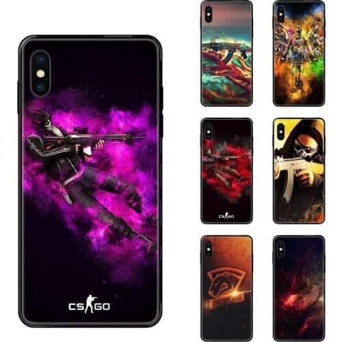 For Redmi 3S 4X 4A 5 5A 6 6A 7 7A 8 8A 8T 9 9A K20 K30 S2 Y2 Pro Plus Ultra Counter Strike Offensive World CS Designs Tpu Black