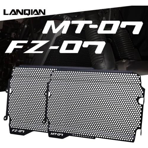 For Yamaha MT 07 FZ 07 Motorcycle Accessories Aluminum Radiator Grille Guard Cover MT07 FZ07 MT-07 FZ-07 2018 2019 2020 Parts