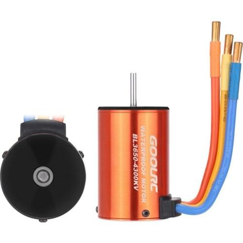 HIINST 550 4300KV 4 Poles Sensorless Brushless Motor for 1/10 4WD Short Course Trucks children RC toys Upgrade accessories parts