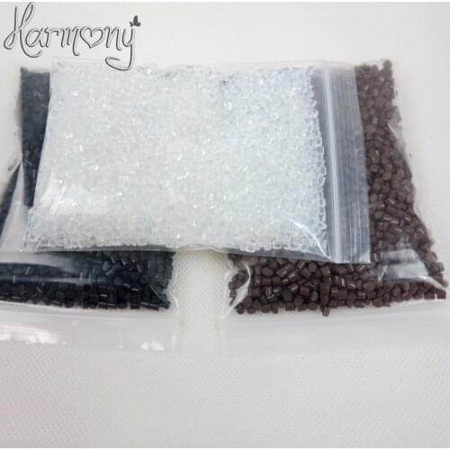 ITALIAN Keratin glue grain- 100gram/LOT keratin glue granule black White brown three color for I tip/ U-tip hair