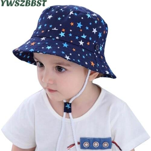 Fashion Stars Boys Sun Hat Baby Boy Hat Spring Summer Autumn Beach Hat Fisherman Caps Kids Sun Caps for 5 Months -4 Years old