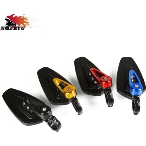 Moto Mirrors Rearview Blue Glass Handle Bar End Rearview For 125 200 390 690 690 990SM 790 990 1190 950 ADVENTURE 1050