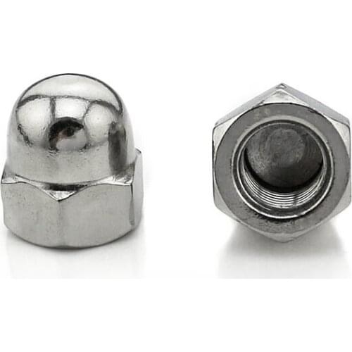 For sale!M3 M4 M5 M6 M8 M10 M12 M16 M20 304 Stainless Steel Hex Head Dome Cap Protection Cover Nuts Acorn Nuts