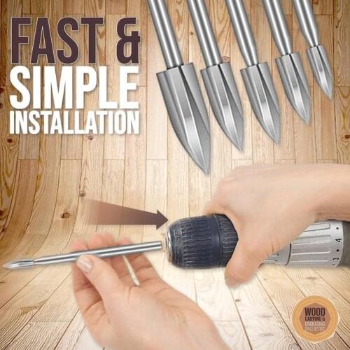 Wood Carving and Engraving Drill Bit Set for Wood Wookworking Works SCVD889