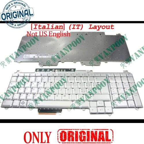 New Laptop keyboard for Dell for Inspiron 1720 1721, Vostro 1700, XPS M1730 Silver Italian ITALIANO IT version - 0DY703
