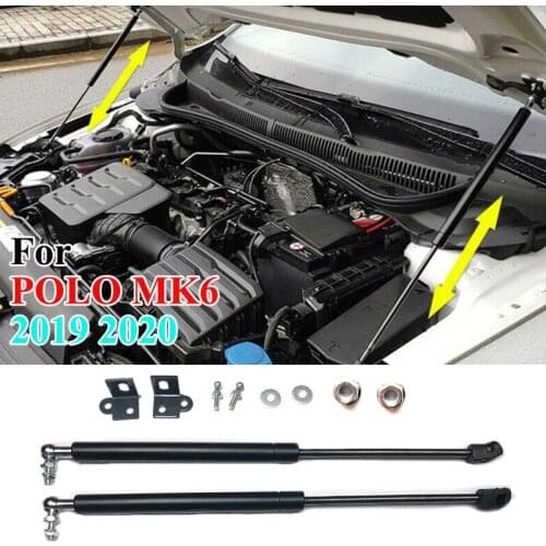 Front Engine Hood Support Rod Gas Spring Shock Lift for POLO MK6 2019 2020