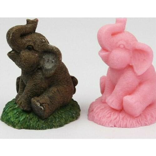 Elephant Silicone Mold Sugar Fondant 3D Elephant Shape Cake Mould DIY Baking Chocolate Cookie Biscuit Pastry Tool Kitchen Gadget