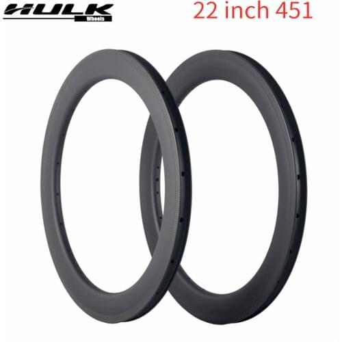 T700 carbon wheels 22 inch 451 carbon wheels rims 23mm width bmx carbon rim 50mm depth road rim