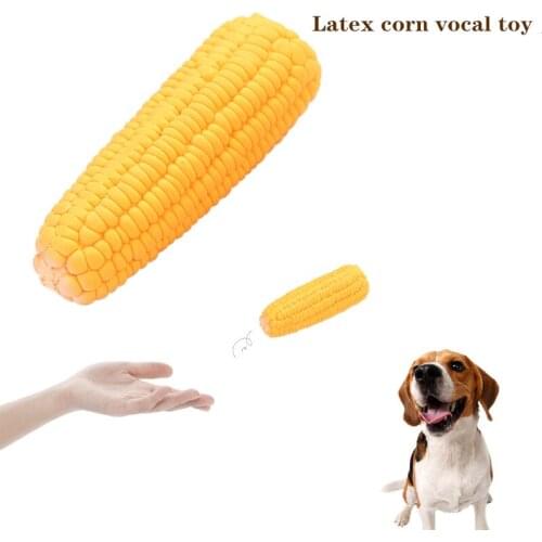 Pet supplies latex toy dog toy simulation corn shape funny bite-resistant dog vocal toy,Q181