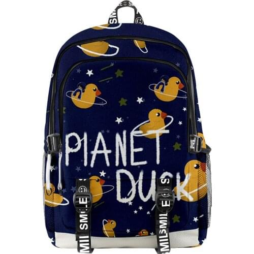 2021 Quackity My Beloved Men Women Backpack Fabric Oxford School Bag 3D Style Teenager Girls Child Bag Travel Backpack