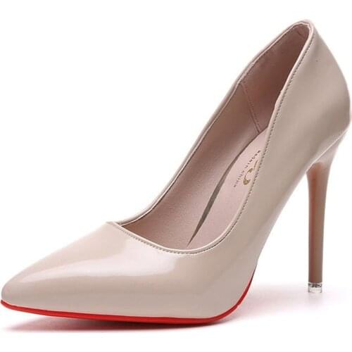 AUSO Leather Pumps