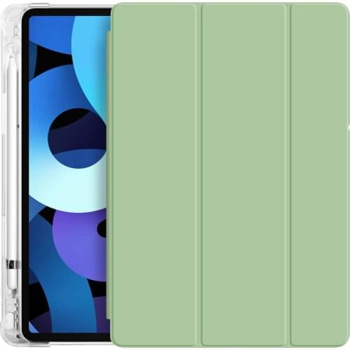 Case For 2020 iPad 10.2 8th 2018 2017 9.7 Mini 5 2021 Pro 11 10.5 Air 3 4 Smart Cover With Pencil Holder iPad 5th 6th Generation