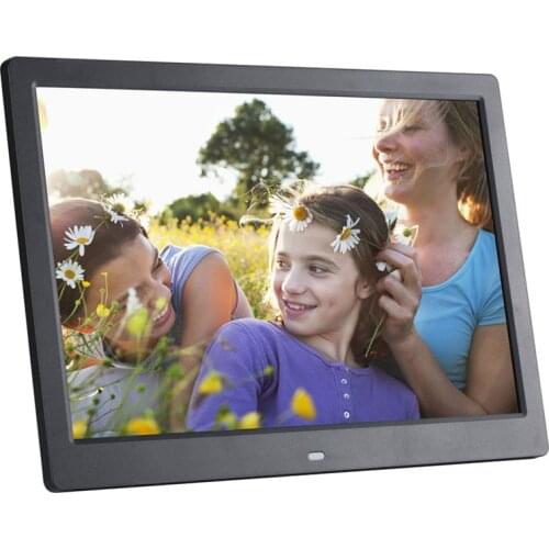 13" Digital Photo Frame HD LED Camera Screen Electronic Photo Frame for Music Mp3 Video Mp4 Calendar with Remote Control