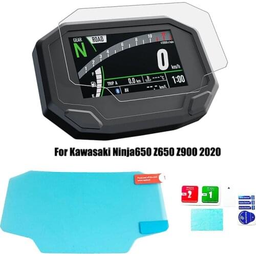 For Kawasaki Ninja650 Z650 Z900 Z1000SX 2020 Motorcycle Screen Protector Instrument Speedometer Cluster Scratch Protection Film